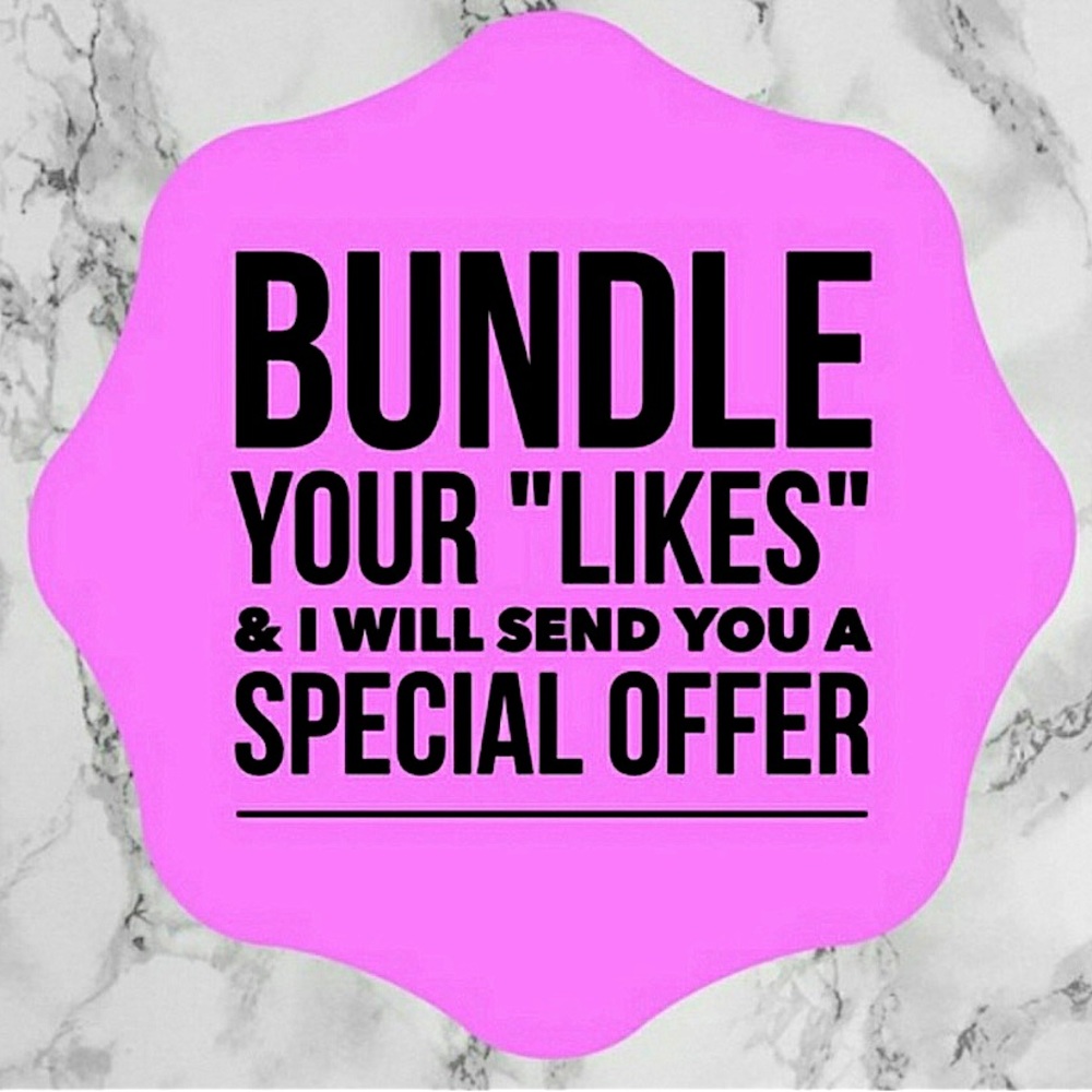 Bundle your items. I’ll send you an offer. That simple!